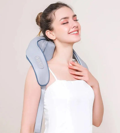 Neck Shoulder Massager – Multi-Mode Deep Tissue Shiatsu Kneading Device - ZOOMNSTORE