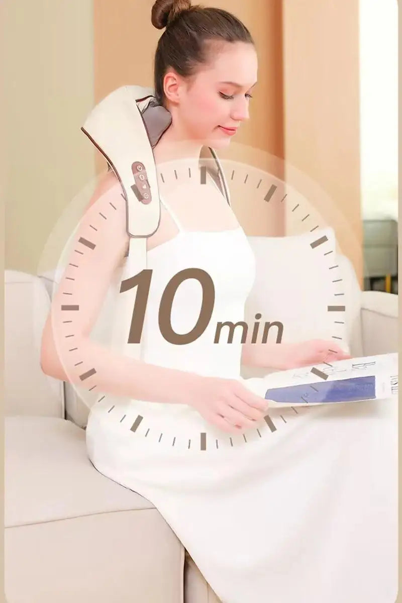 Neck Shoulder Massager – Multi-Mode Deep Tissue Shiatsu Kneading Device - ZOOMNSTORE