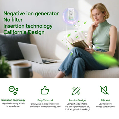 Xiaomi Compact USB Air Purifier - Negative Ion Odor  Smoke Eliminator for Rooms - ZOOMNSTORE