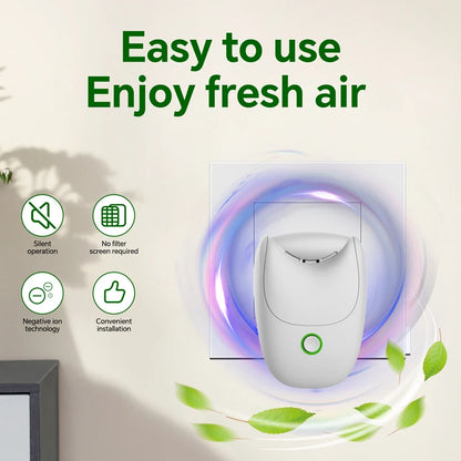 Xiaomi Compact USB Air Purifier - Negative Ion Odor  Smoke Eliminator for Rooms - ZOOMNSTORE