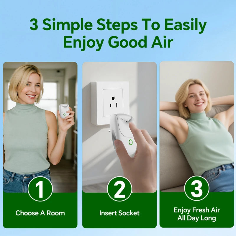 Xiaomi Compact USB Air Purifier - Negative Ion Odor  Smoke Eliminator for Rooms - ZOOMNSTORE