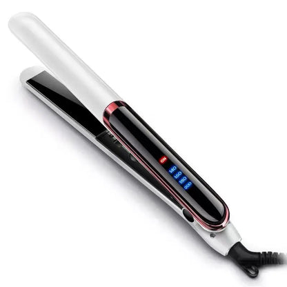 Negative Ion Hair Straightener - Ceramic Fast Heating Flat Iron with Adjustable Temperature - ZOOMNSTORE