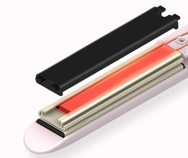 New Curling Iron Mini Hair Straightener Iron Ceramic Straightening Styling Tools Hair Curler Flat Iron Beard Straightener - ZOOMNSTORE