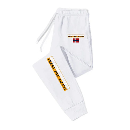 New Men's Sweatpants Spring Autumn Fleece Pants Sportswear Pants Casual Drawstring Pockets Trousers Oversize Sweatpants For Men - ZOOMNSTORE