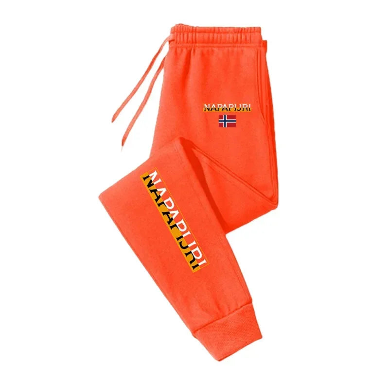 New Men's Sweatpants Spring Autumn Fleece Pants Sportswear Pants Casual Drawstring Pockets Trousers Oversize Sweatpants For Men - ZOOMNSTORE