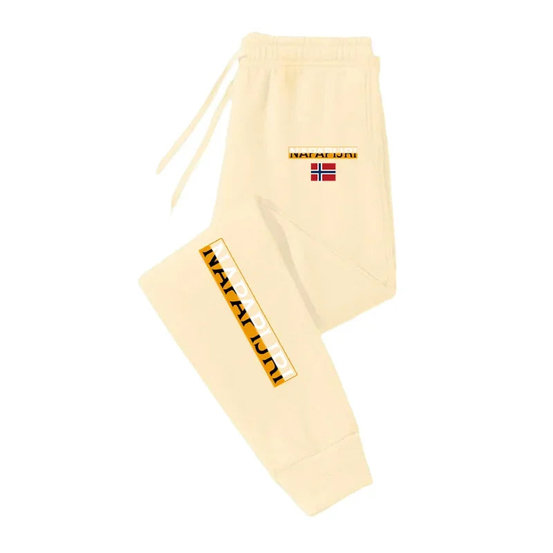 New Men's Sweatpants Spring Autumn Fleece Pants Sportswear Pants Casual Drawstring Pockets Trousers Oversize Sweatpants For Men - ZOOMNSTORE