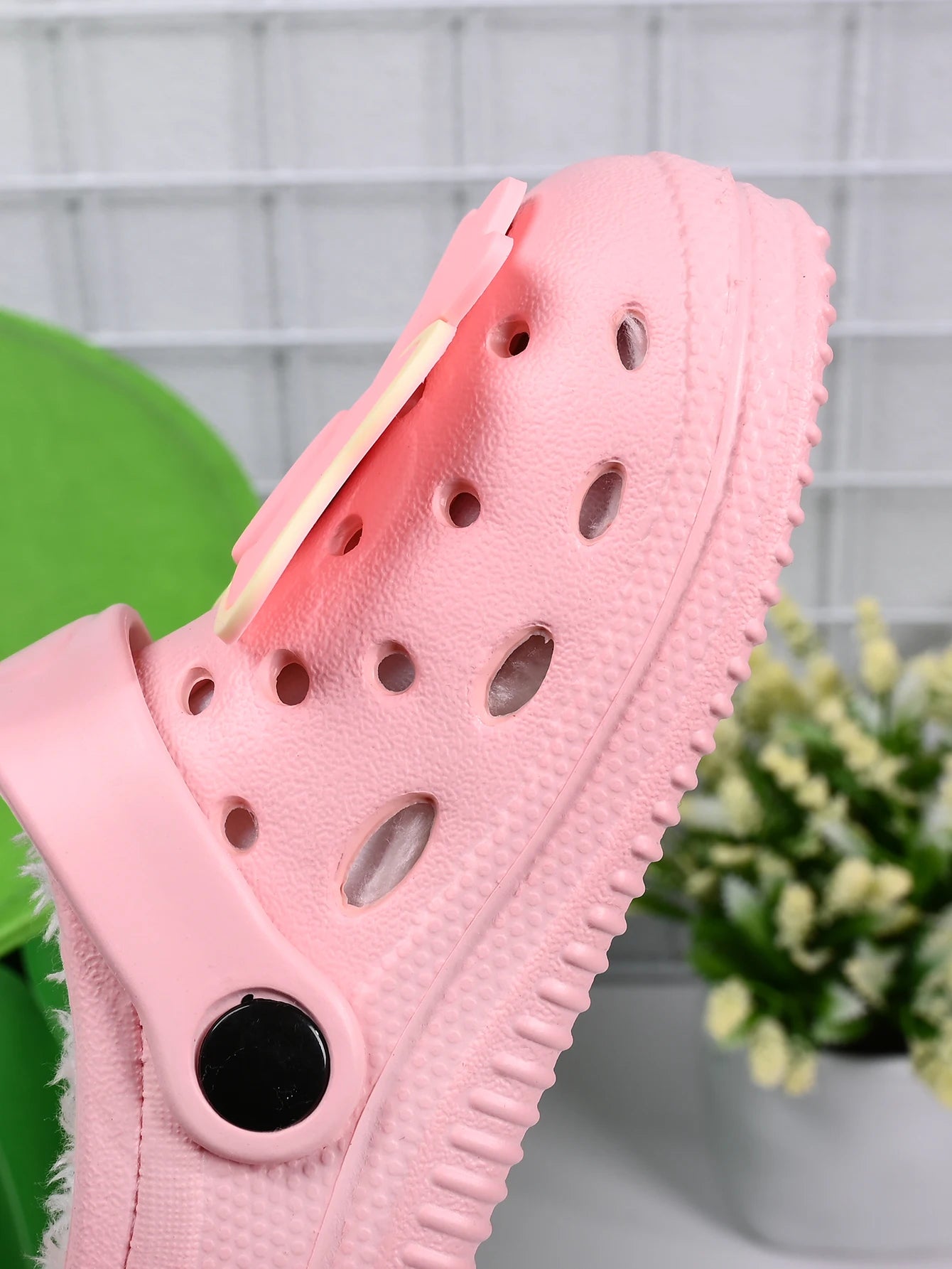 New Winter Bow DIY Girls' Slippers Comfortable Plush Anti Slip Warm Shoes Grils and Boys' Home Slippers For Kids - ZOOMNSTORE