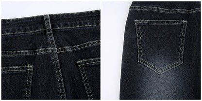 New y2k Flare Jeans Vintage Low Waisted Cute Trousers Aesthetic Streetwear Casual Cargo Pants Women Korean Distressed Jean - ZOOMNSTORE