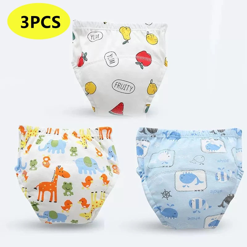 Newborn Training Pants - Reusable Cloth Diapers Baby Training Shorts Washable Underwear - ZOOMNSTORE