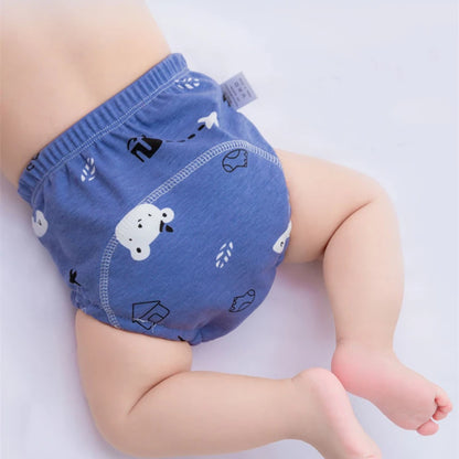 Newborn Training Pants - Reusable Cloth Diapers Baby Training Shorts Washable Underwear - ZOOMNSTORE
