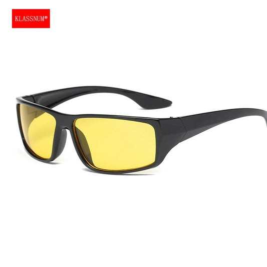 Night Vision Glasses - Anti-Glare Yellow Lens Sunglasses for Men  Women UV400 - ZOOMNSTORE