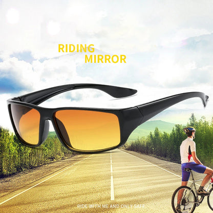 Night Vision Glasses - Anti-Glare Yellow Lens Sunglasses for Men  Women UV400 - ZOOMNSTORE