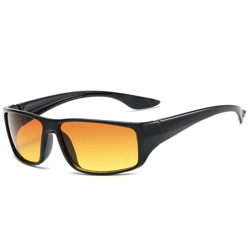 Night Vision Glasses - Anti-Glare Yellow Lens Sunglasses for Men  Women UV400 - ZOOMNSTORE