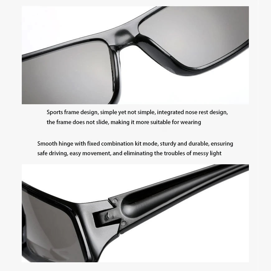 Night Vision Glasses - Anti-Glare Yellow Lens Sunglasses for Men  Women UV400 - ZOOMNSTORE