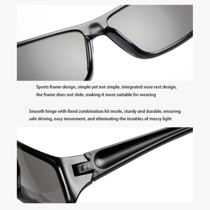 Night Vision Glasses - Anti-Glare Yellow Lens Sunglasses for Men  Women UV400 - ZOOMNSTORE