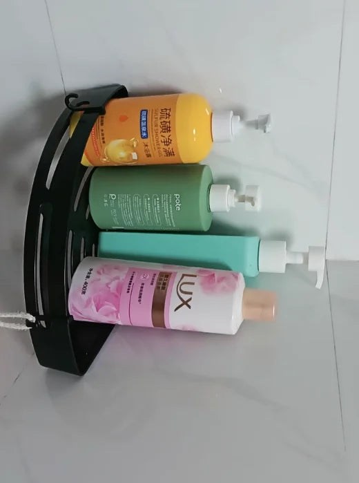 No Drill Waterproof Shower Shelf - Strong Adhesive Bathroom Organizer for Shampoo  Towels - ZOOMNSTORE