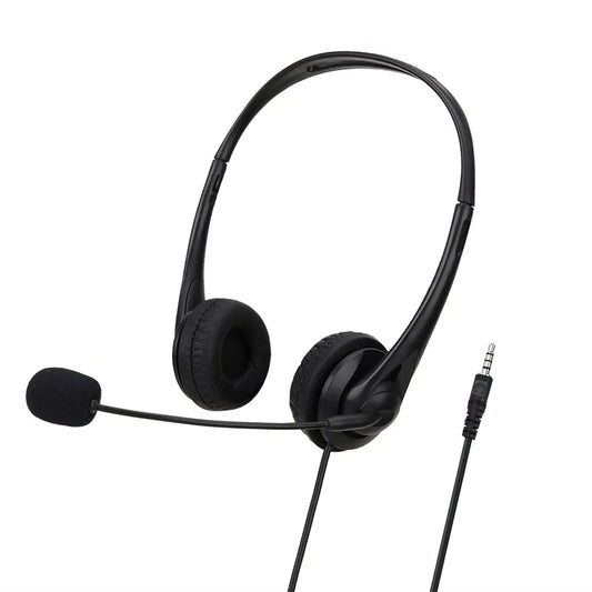 Noise Cancelling Computer Headset - 35mmUSB Wired Stereo for Video Conferencing and Chatting - ZOOMNSTORE