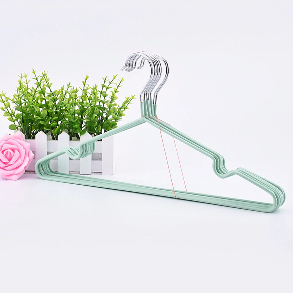 Non Slip Clothes Hangers - 10PCS Plastic Heavy Duty Hangers | Closet Space Saver - ZOOMNSTORE