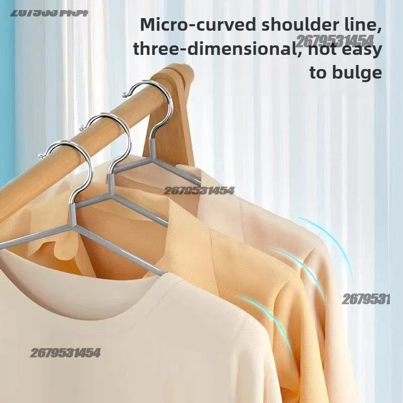 Non Slip Clothes Hangers – Thick Metal Garment Organizer With Hooks For Wardrobe Storage - ZOOMNSTORE