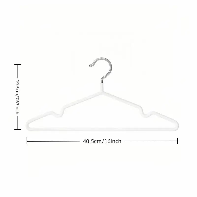 Non Slip Clothes Hangers – Thick Metal Garment Organizer With Hooks For Wardrobe Storage - ZOOMNSTORE