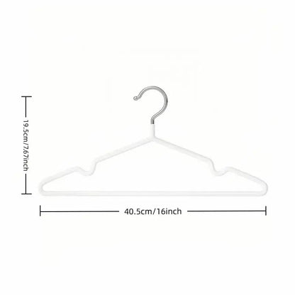 Non Slip Clothes Hangers – Thick Metal Garment Organizer With Hooks For Wardrobe Storage - ZOOMNSTORE
