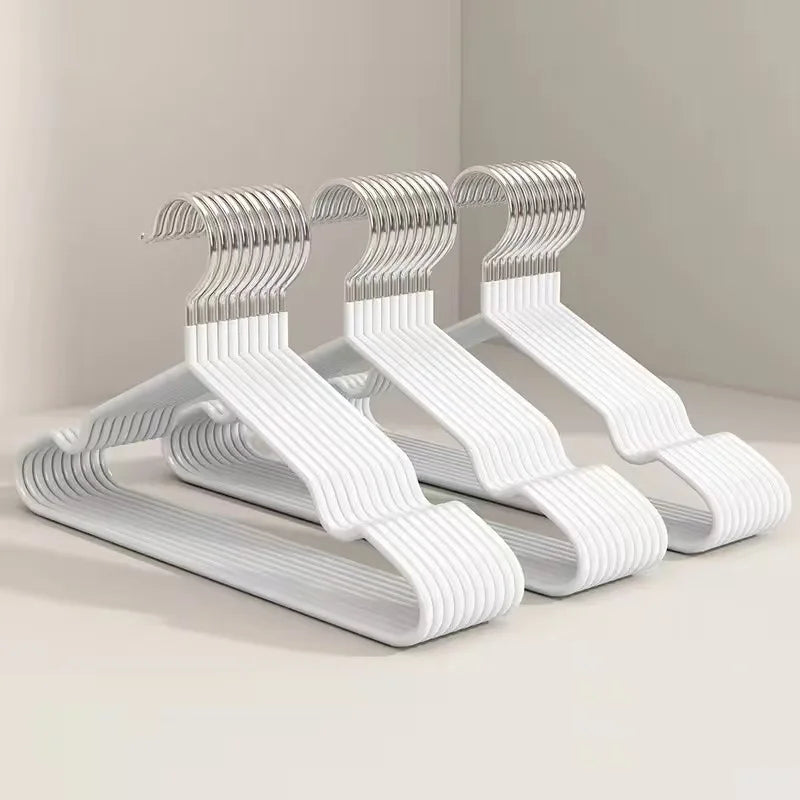 Non Slip Clothes Hangers – Thick Metal Garment Organizer With Hooks For Wardrobe Storage - ZOOMNSTORE