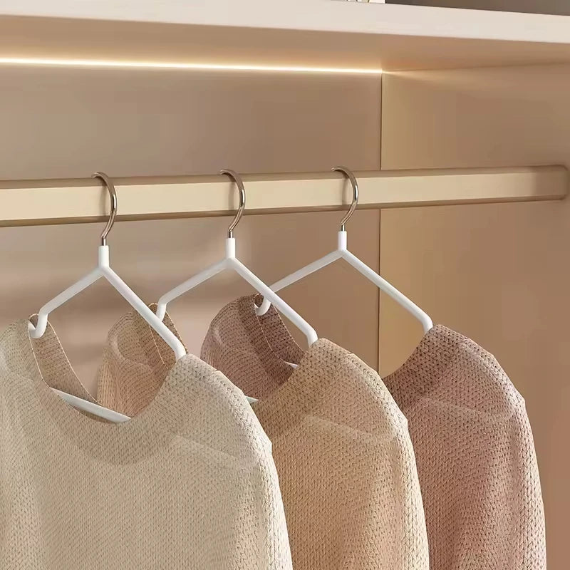 Non Slip Clothes Hangers – Thick Metal Garment Organizer With Hooks For Wardrobe Storage - ZOOMNSTORE