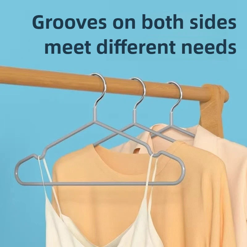 Non Slip Clothes Hangers – Thick Metal Garment Organizer With Hooks For Wardrobe Storage - ZOOMNSTORE