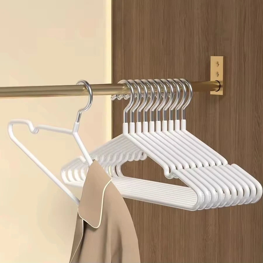 Non Slip Clothes Hangers – Thick Metal Garment Organizer With Hooks For Wardrobe Storage - ZOOMNSTORE