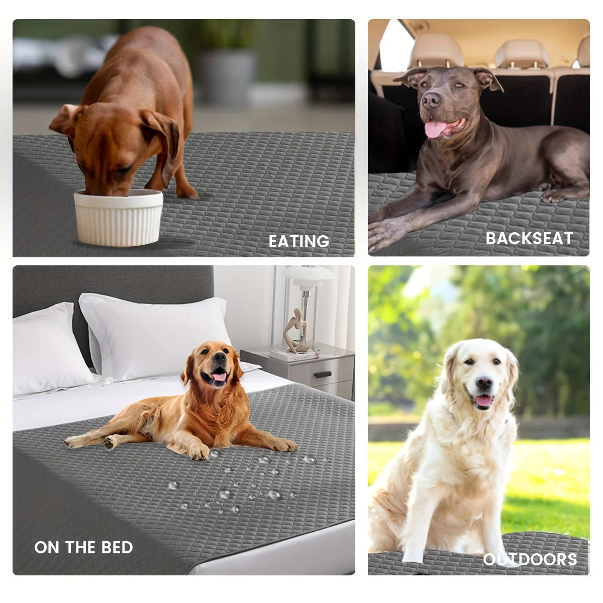 Anti-Leak Non-Slip Dog Bed Cover - Pet Blanket  Sofa Protector for Cats and Dogs - ZOOMNSTORE