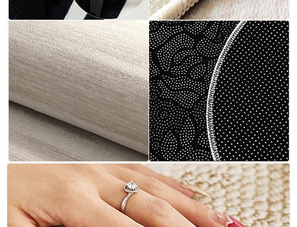Non Slip Door Mat - Geometric Pattern Rug | Water Resistant Polyester Floor Mat - ZOOMNSTORE