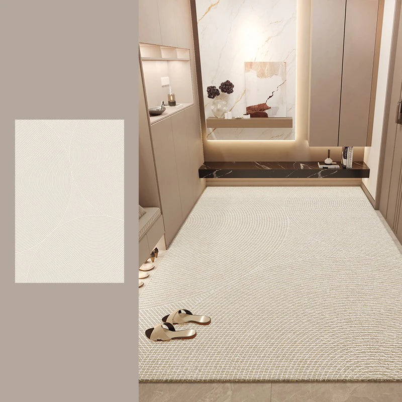 Non Slip Door Mat - Geometric Pattern Rug | Water Resistant Polyester Floor Mat - ZOOMNSTORE