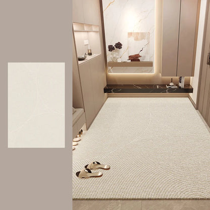 Non Slip Door Mat - Geometric Pattern Rug | Water Resistant Polyester Floor Mat - ZOOMNSTORE