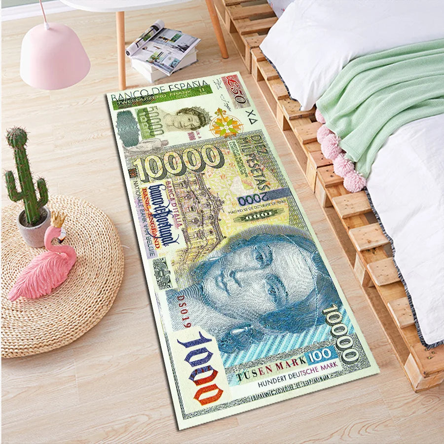 Non Slip Floor Mat - Soft Crystal Velvet Rectangular Bedroom Rug | Waterproof, Fade Resistant - ZOOMNSTORE
