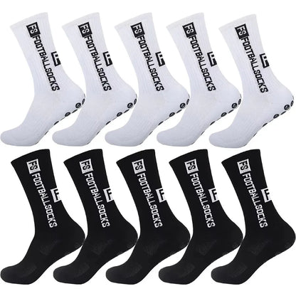 Non Slip Grip Socks – Men’s & Women’s Soccer, Cycling & Hiking Shockproof Crew Socks - ZOOMNSTORE