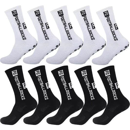 Non Slip Grip Socks – Men’s & Women’s Soccer, Cycling & Hiking Shockproof Crew Socks - ZOOMNSTORE