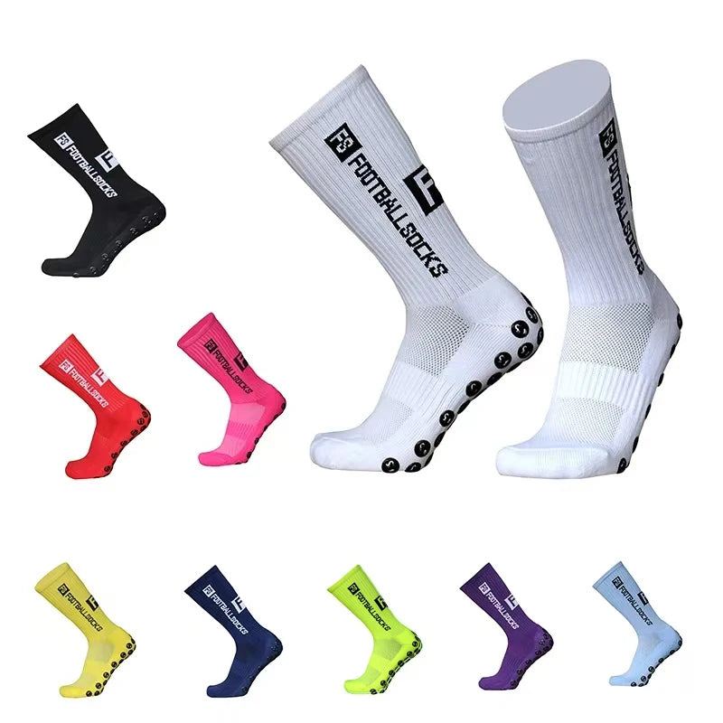 Non Slip Grip Socks – Men’s & Women’s Soccer, Cycling & Hiking Shockproof Crew Socks - ZOOMNSTORE