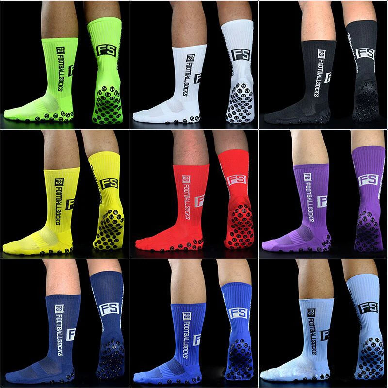 Non Slip Grip Socks – Men’s & Women’s Soccer, Cycling & Hiking Shockproof Crew Socks - ZOOMNSTORE