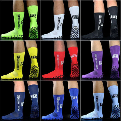 Non Slip Grip Socks – Men’s & Women’s Soccer, Cycling & Hiking Shockproof Crew Socks - ZOOMNSTORE