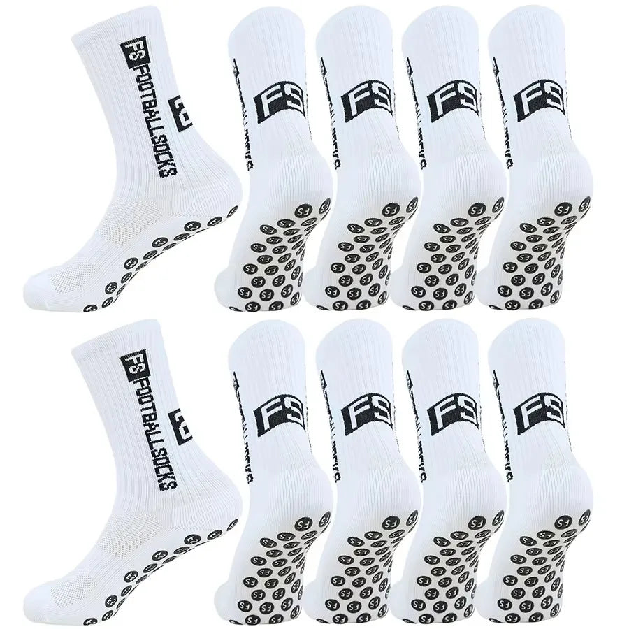 Non Slip Grip Socks – Men’s & Women’s Soccer, Cycling & Hiking Shockproof Crew Socks - ZOOMNSTORE