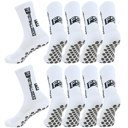Non Slip Grip Socks – Men’s & Women’s Soccer, Cycling & Hiking Shockproof Crew Socks - ZOOMNSTORE