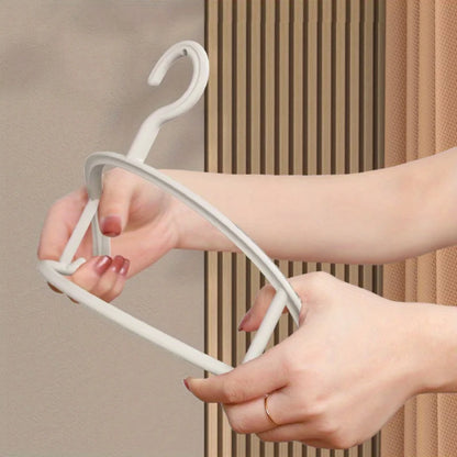 Non Slip Hanger - Wide Shoulder Plastic Clothes Drying Rack With Thick Design - ZOOMNSTORE