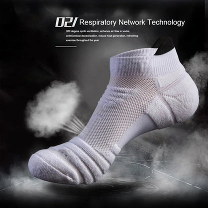 Non Slip Running Socks – 3Pair Towel Bottom Quick Drying Fitness Sports Socks - ZOOMNSTORE