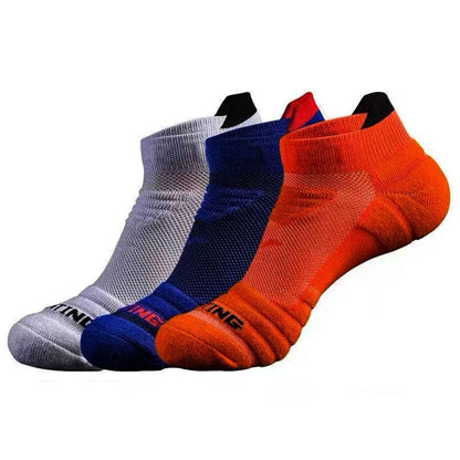 Non Slip Running Socks – 3Pair Towel Bottom Quick Drying Fitness Sports Socks - ZOOMNSTORE