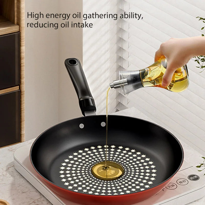Non Stick Frying Pan - 24cm Crystal Diamond Multi Functional Pan For Gas & Induction - ZOOMNSTORE