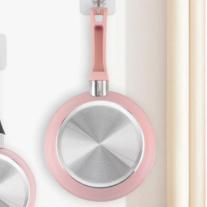Non Stick Frying Pan | Durable Nonstick Skillet - Easy Clean Pink Cooking Pan - ZOOMNSTORE