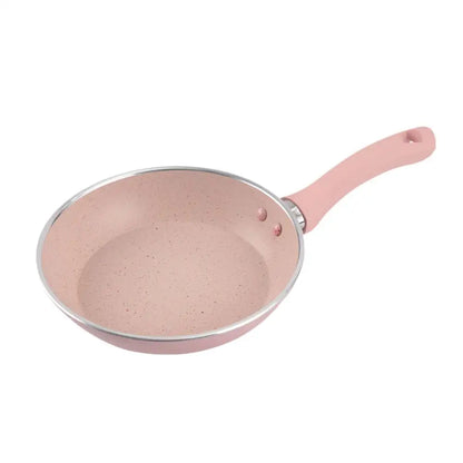 Non Stick Frying Pan | Durable Nonstick Skillet - Easy Clean Pink Cooking Pan - ZOOMNSTORE