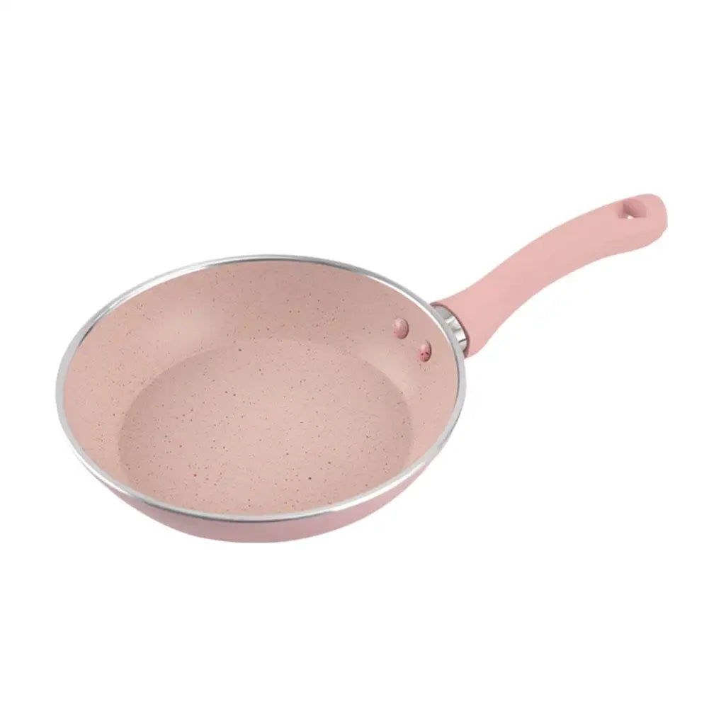 Non Stick Frying Pan | Durable Nonstick Skillet - Easy Clean Pink Cooking Pan - ZOOMNSTORE