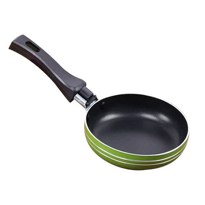 Non Stick Frying Pan - Mini Omelette Pan with Easy Grip Handle, Stainless Steel - ZOOMNSTORE