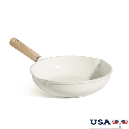 Nonstick Frying Pan - 8 Inch Aluminum Skillet | Induction Compatible, Heavy Duty Cookware - ZOOMNSTORE